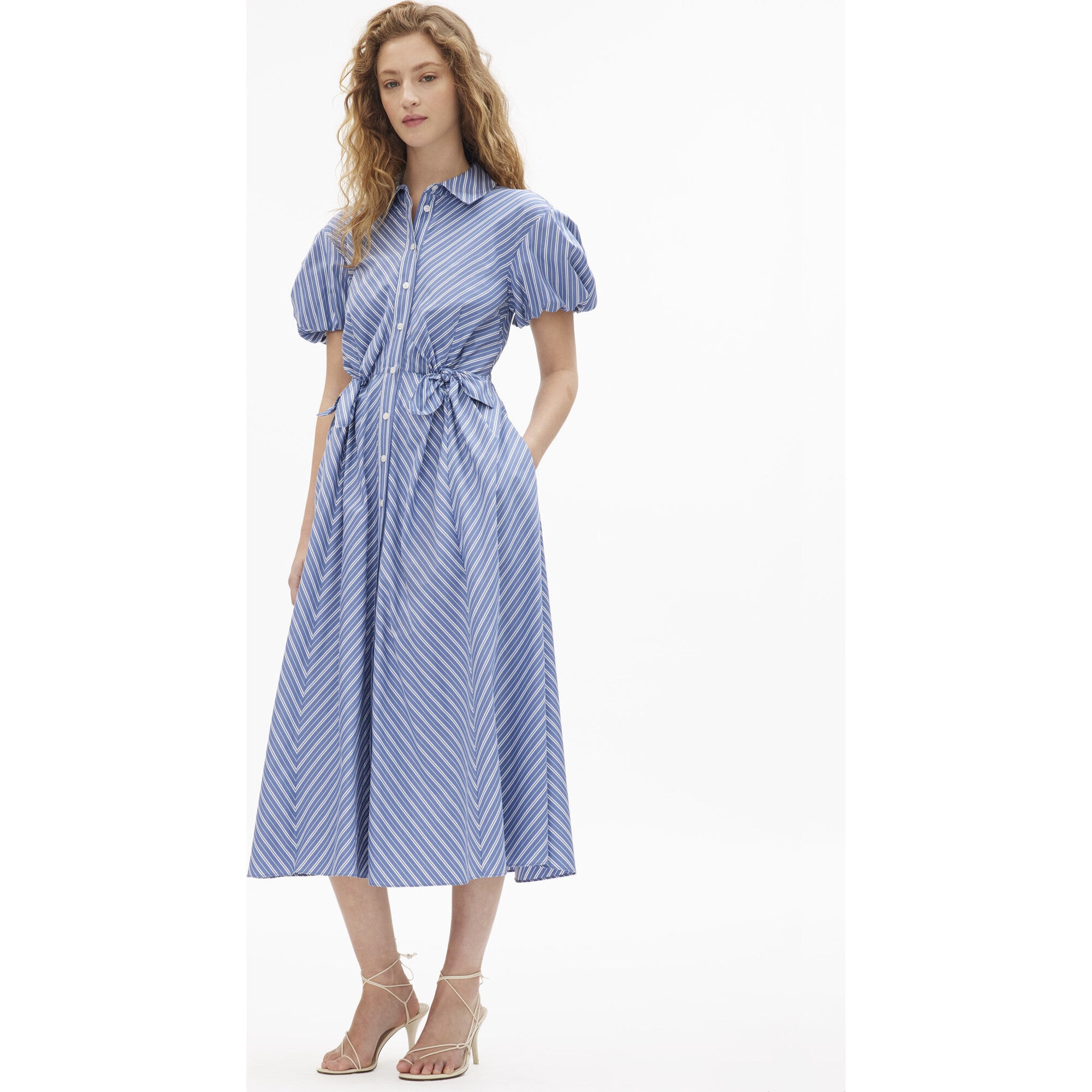 Elza Dress, Stripes