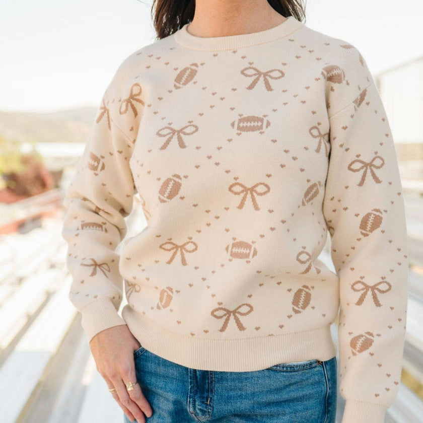 Football Trellis Women's Sweater