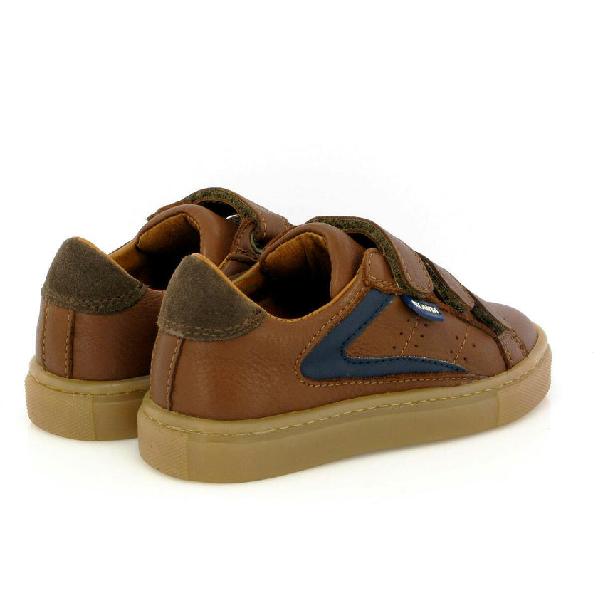 3 Straps Sneakers, Cuoio Smooth Leather