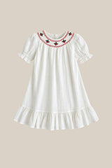 Mini Martha Dress in White