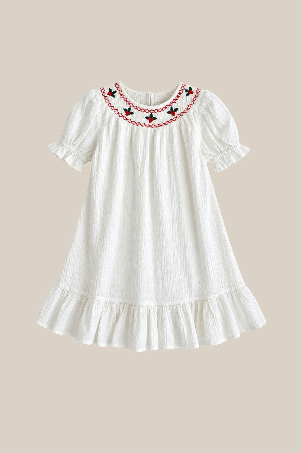 Mini Martha Dress in White