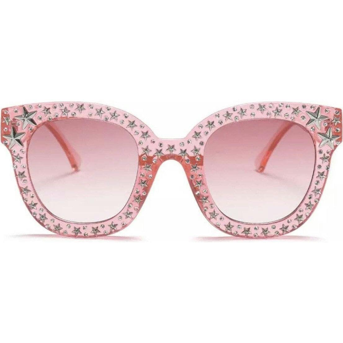 Crystal Star Sunglasses Black
