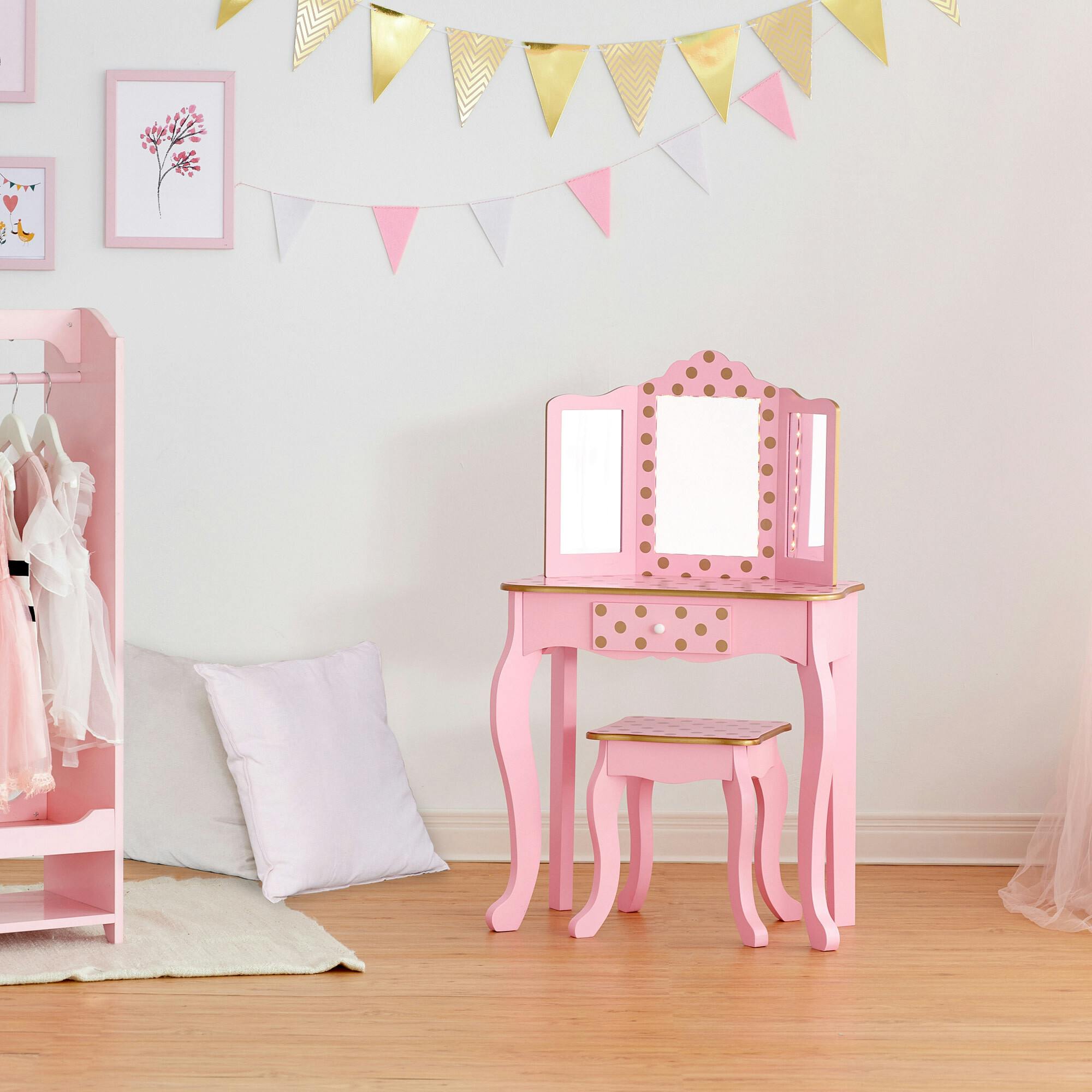Fashion Polka Dot Prints Gisele Play Vanity Set