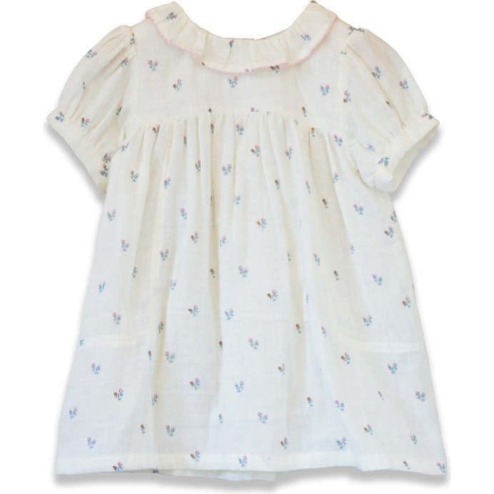 Toddler Emily dress with Lace trim | Petit Floret