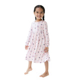 Megan's Bowtiful Hockey Stripe - Twirly Long Sleeve Dress