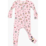 Candy Cane Lane Bamboo Convertible Footie