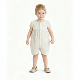 Cream Lace Blossom Romper