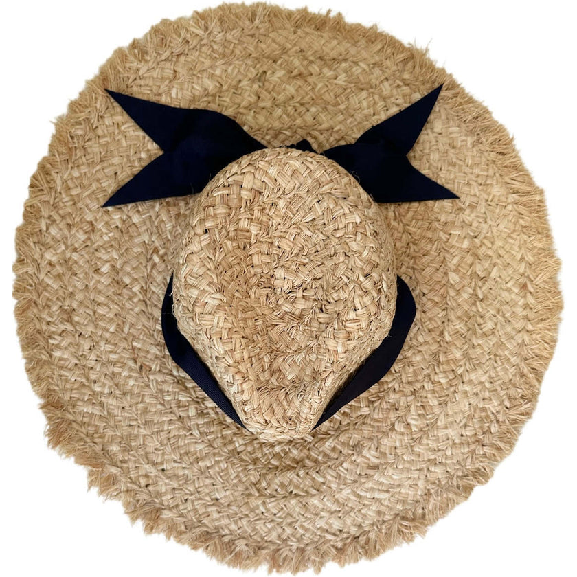 Women'S The Hydrangea Wide Grosgrain Ribbon Sun Hat