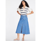 Women's Striped Tory Top, Cream