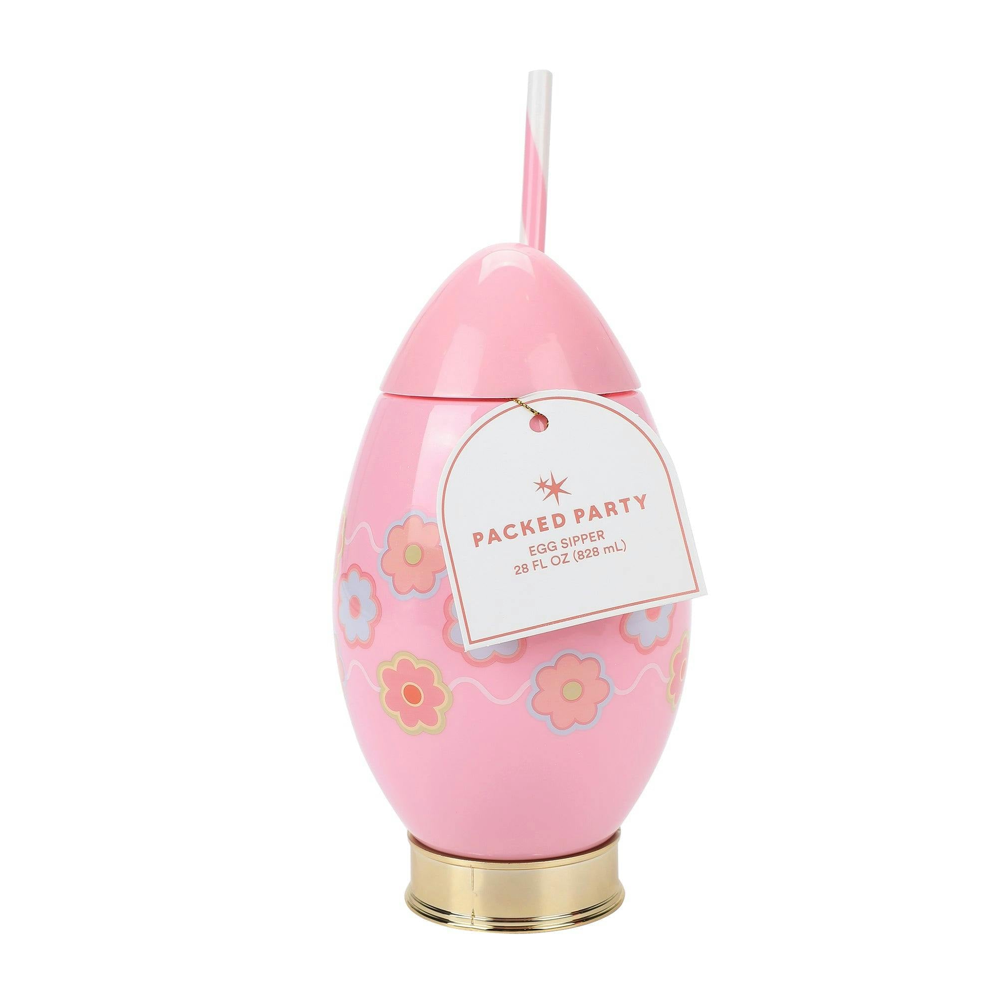 Petal Party Egg Sipper