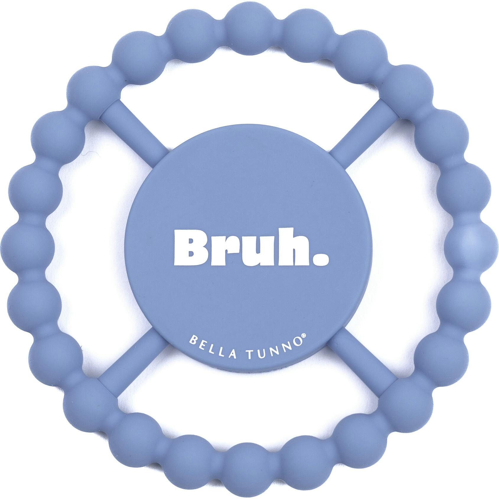 Bruh Beaded Round Grip Silicon Teether