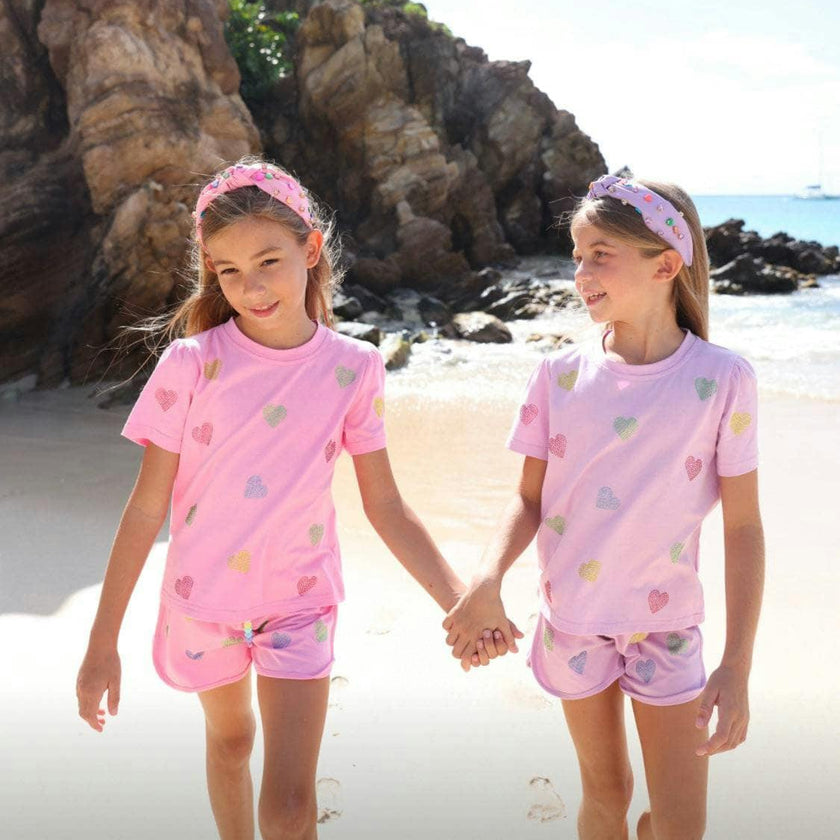 Crystal Hearts Short Set