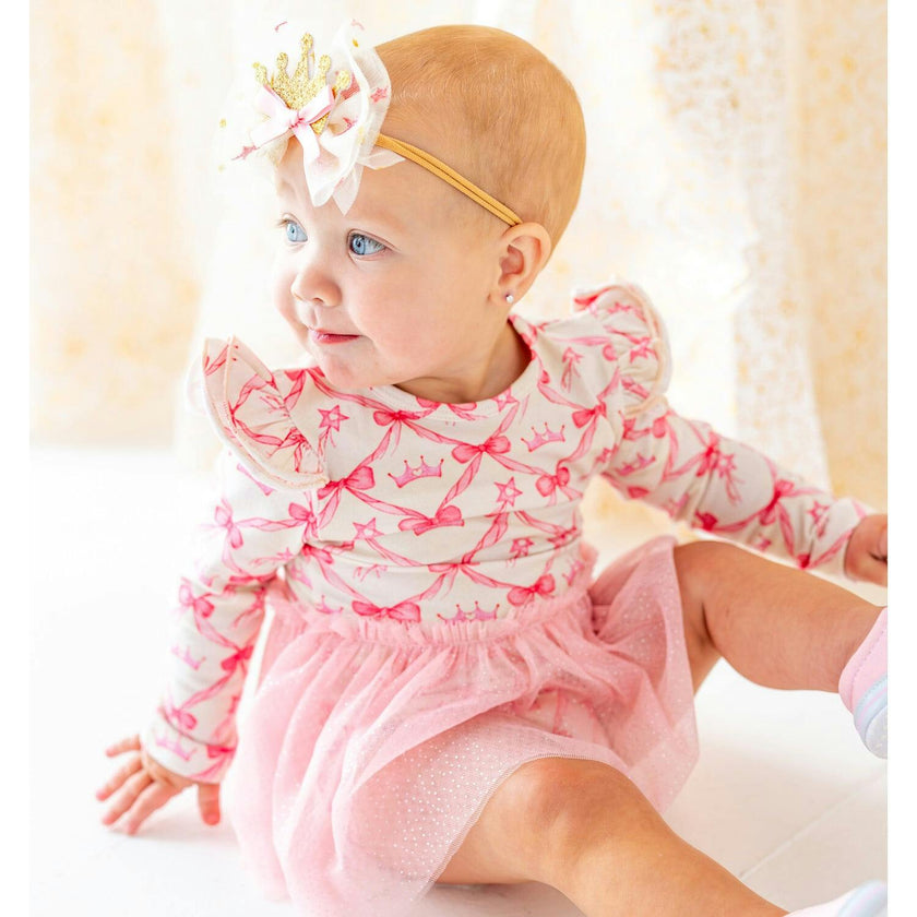 Princess Coquette Long Sleeve Tutu Bodysuit