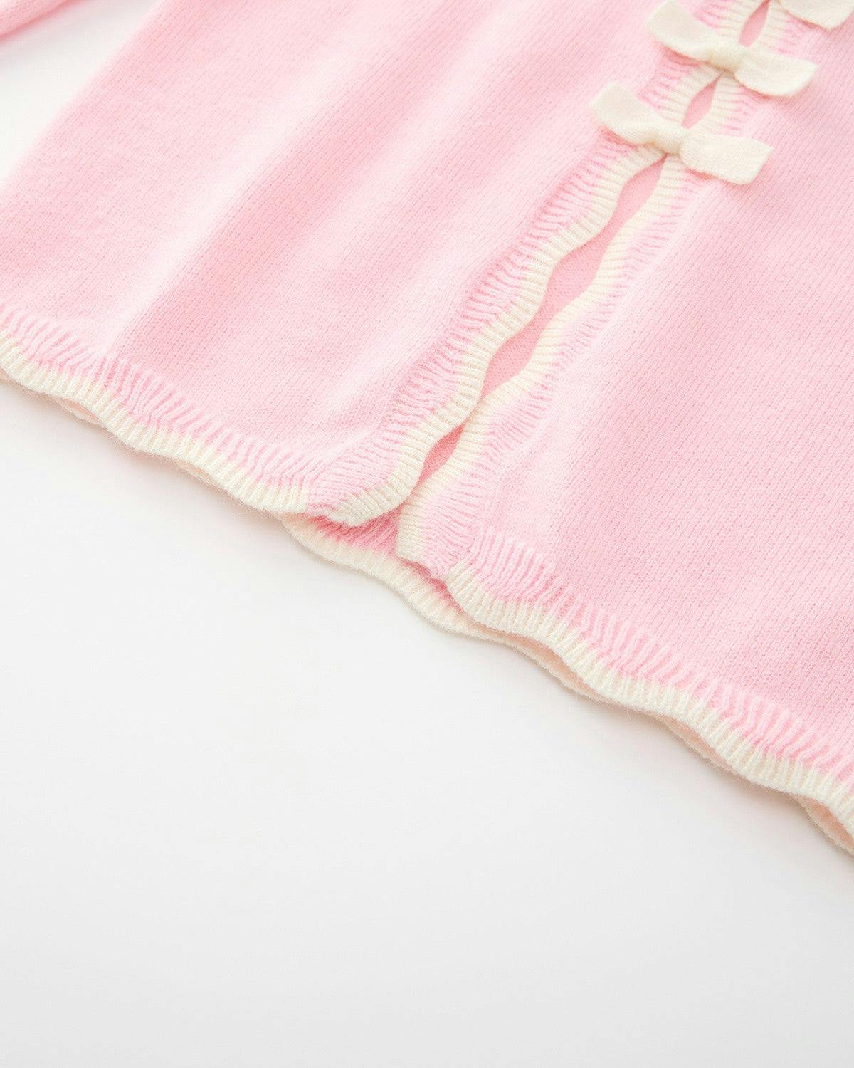 Carla Knit Cardigan, Pink