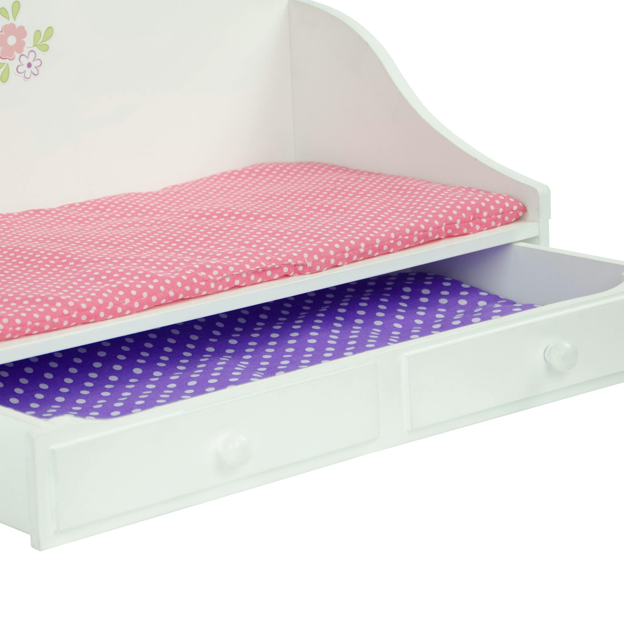 Olivia's Little World Trundle Day Bed with Bedding for 18