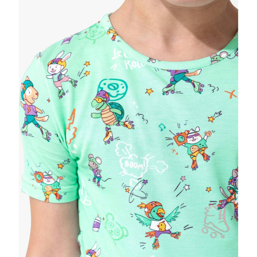 Roller Pet Pals Bamboo Kids Pajama Short Set