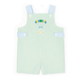 Seersucker Shortall With Parachute
