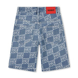 Denim shorts for Boy with logo