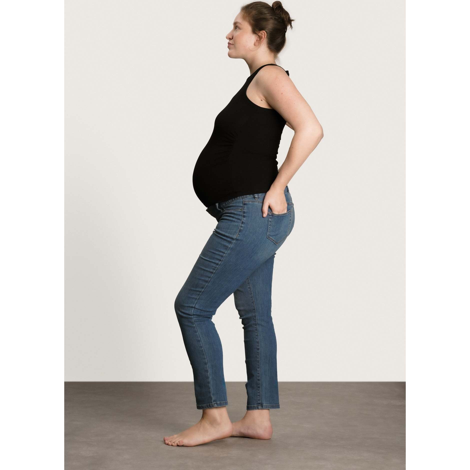 Women's The Ribbed Ruched Maternity Tank