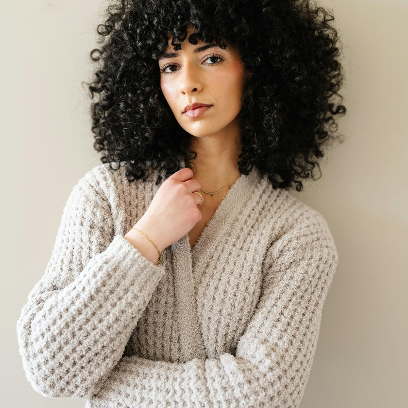 WAFFLE KNIT ROBES