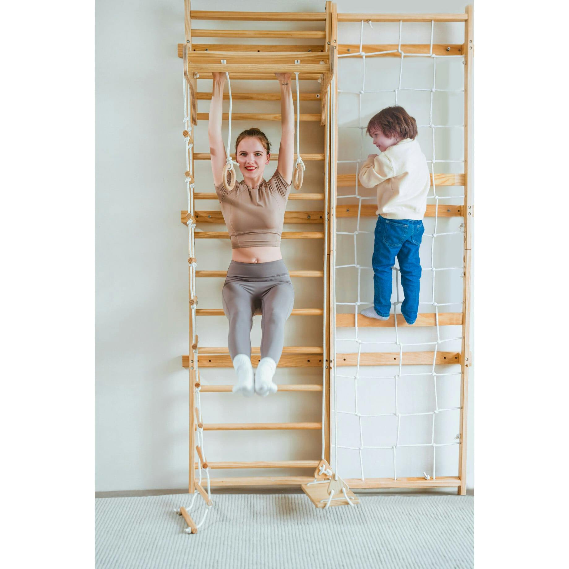 Neem | Swedish Ladder & Rope Wall
