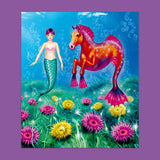 Panorama Sticker Book: Elves & Mermaids