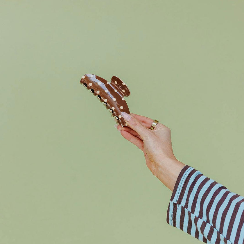 POLKA DOT & STRIPED OVERSIZED CLAWS