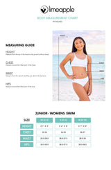 Kenzie Stripe Twist Knot Bikini - Juniors