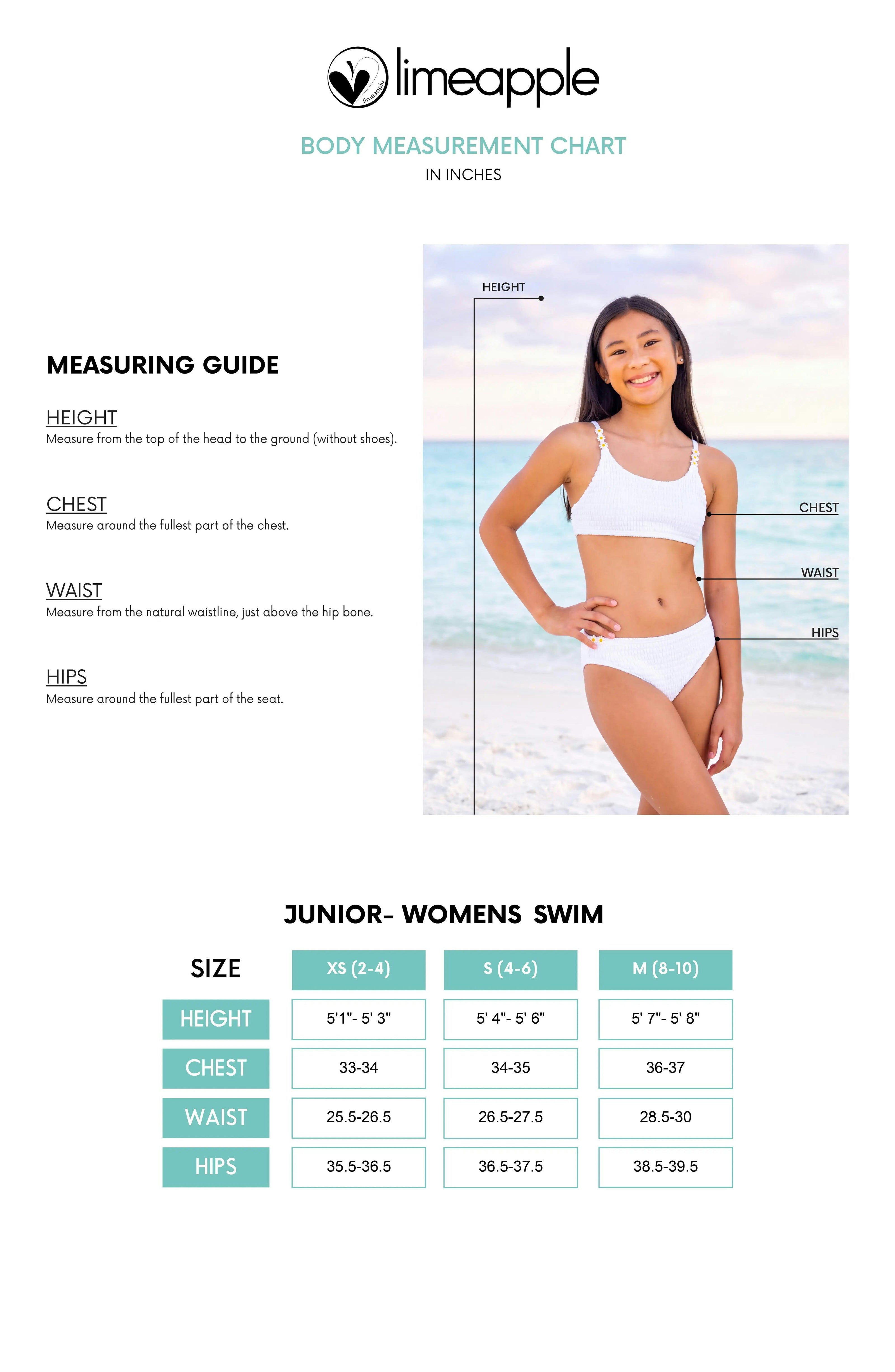 Kenzie Stripe Twist Knot Bikini - Juniors