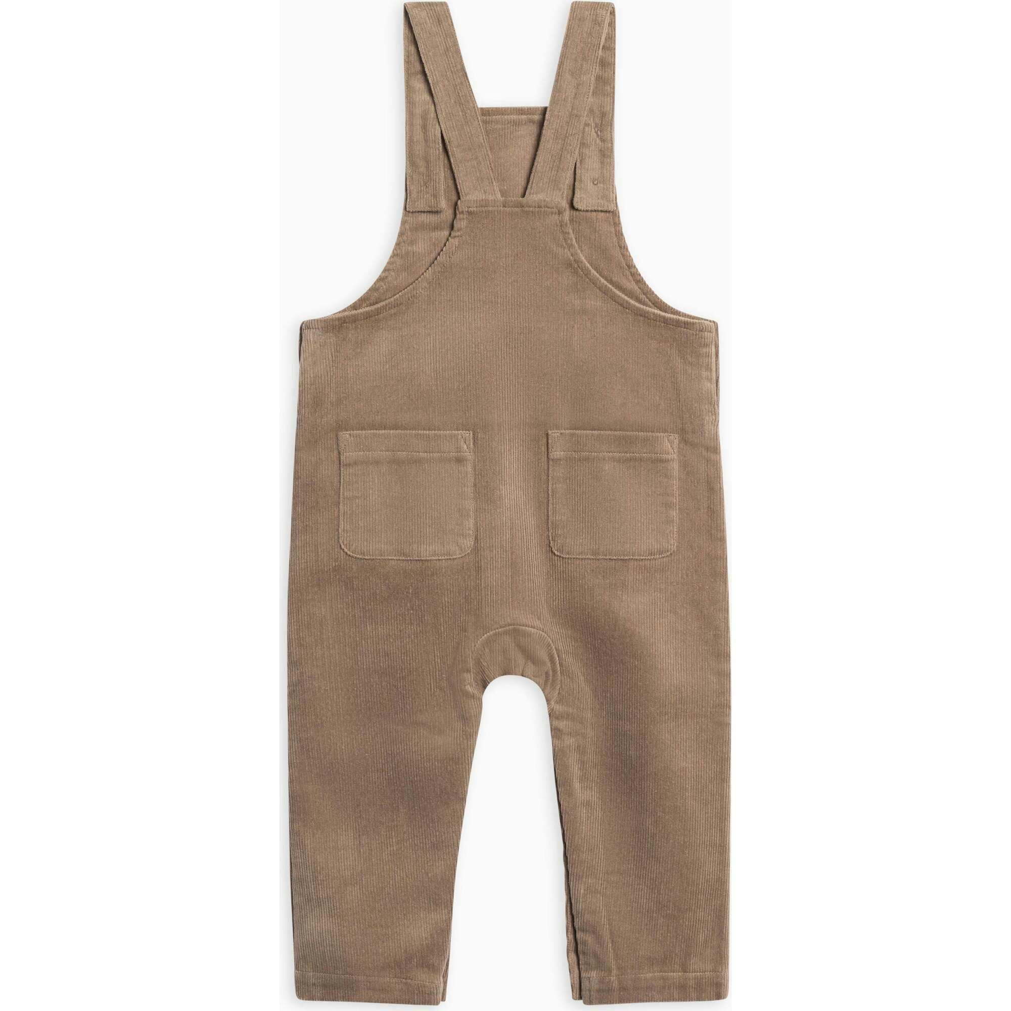 KENDI Remi Corduroy Overalls Taupe