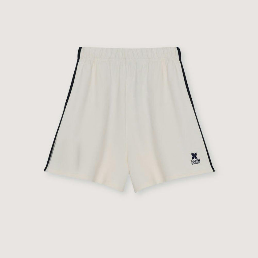 TNS Logo Woman Short Ecru