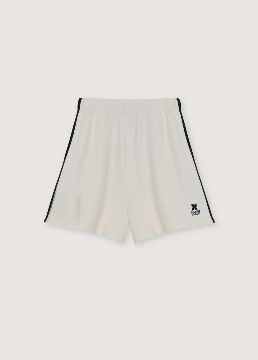 TNS Logo Woman Short Ecru