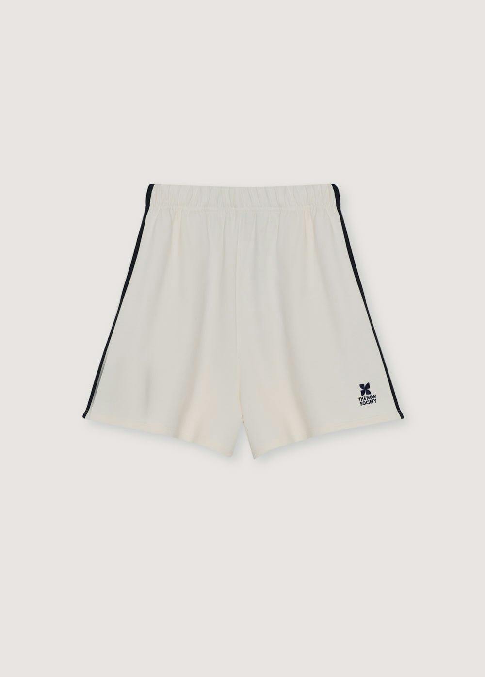 TNS Logo Woman Short Ecru