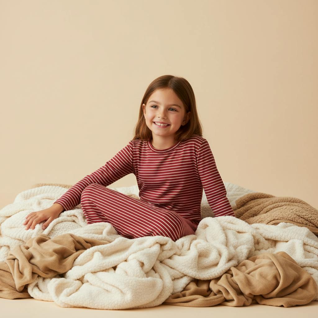 Girls Striped Nightgown