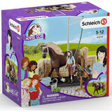 Schleich Club: Washing Area W/ Emily & Luna - 19 Piece Playset