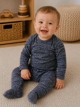 Sweater Knit Long Sleeve Footie