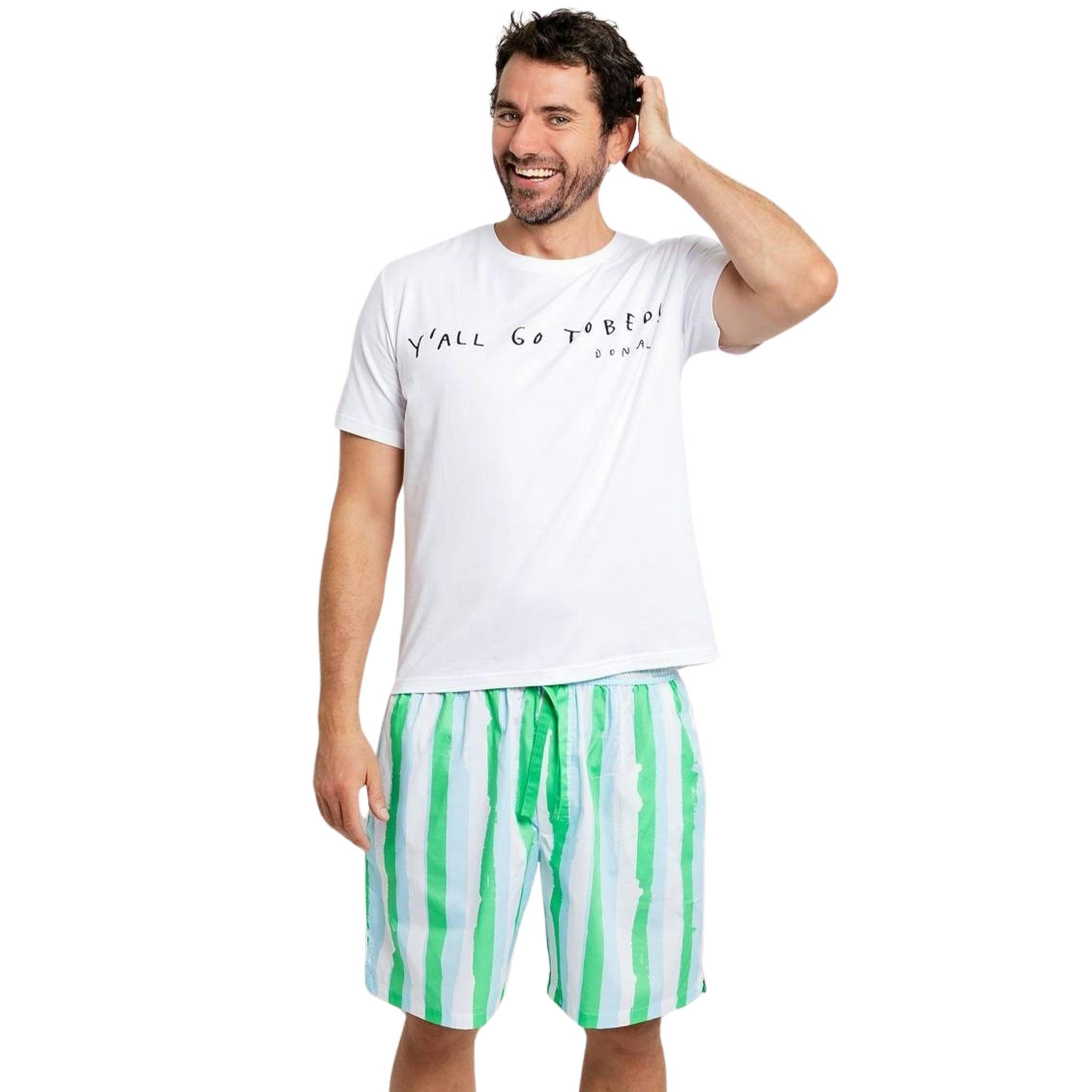Men's Drawbertson Wild Stripes Sleep Shorts