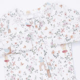Enchanted Woodland - 2 Way Ruffle Back Zipper Footie