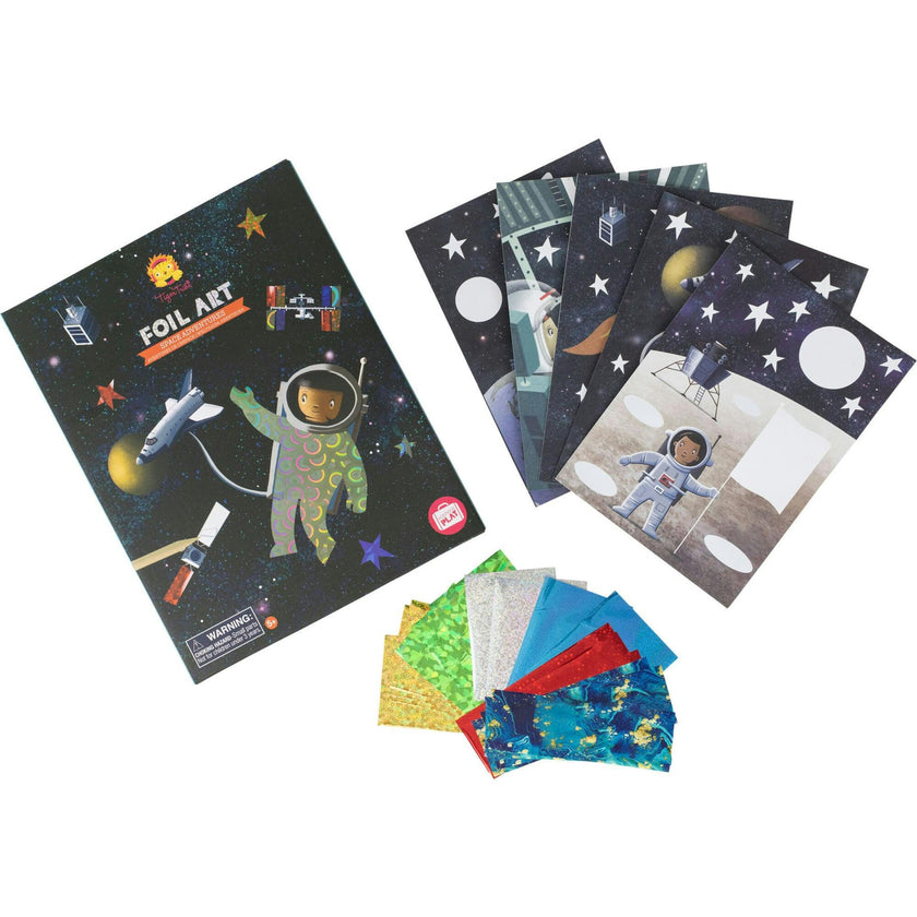 Tribe: Foil Art - Space Adventures Activity Set