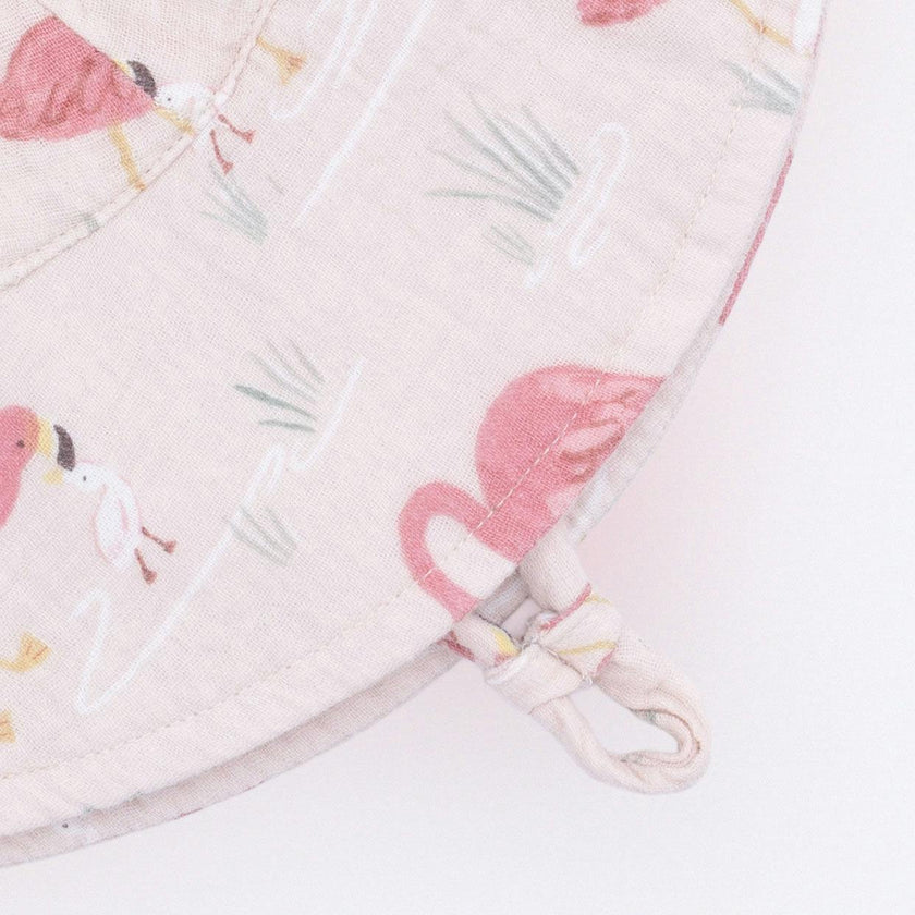Flamingos - Wide Brim Sun Hat