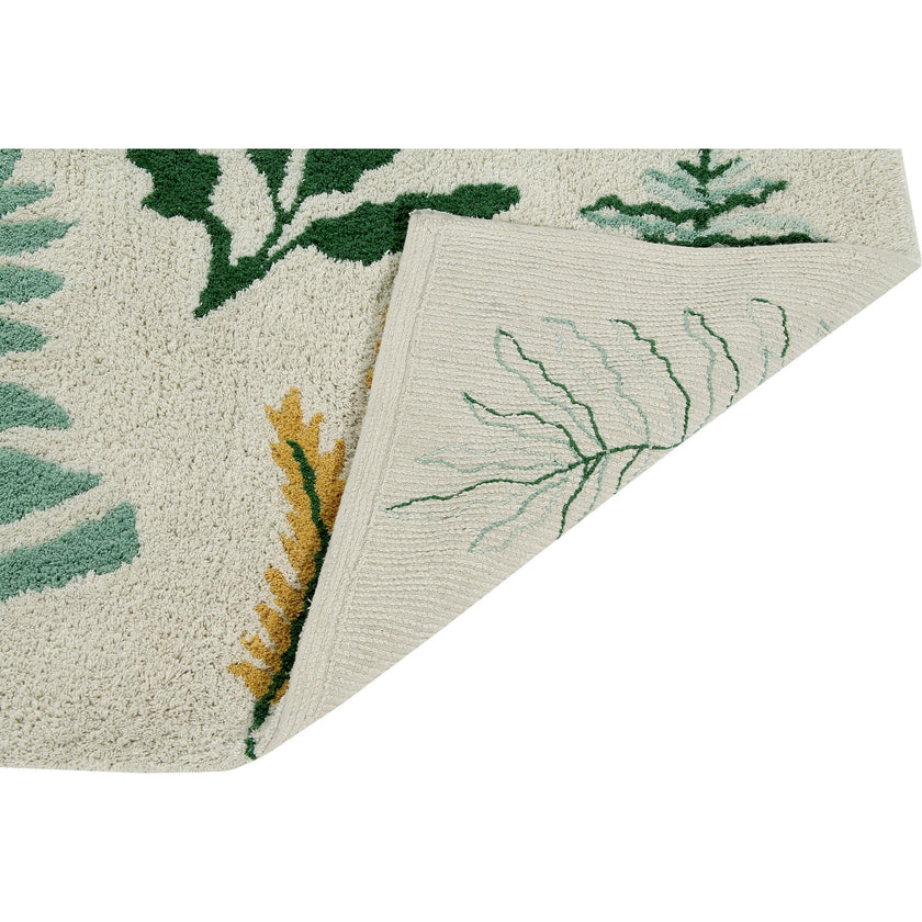 Botanic Plants Washable Rug