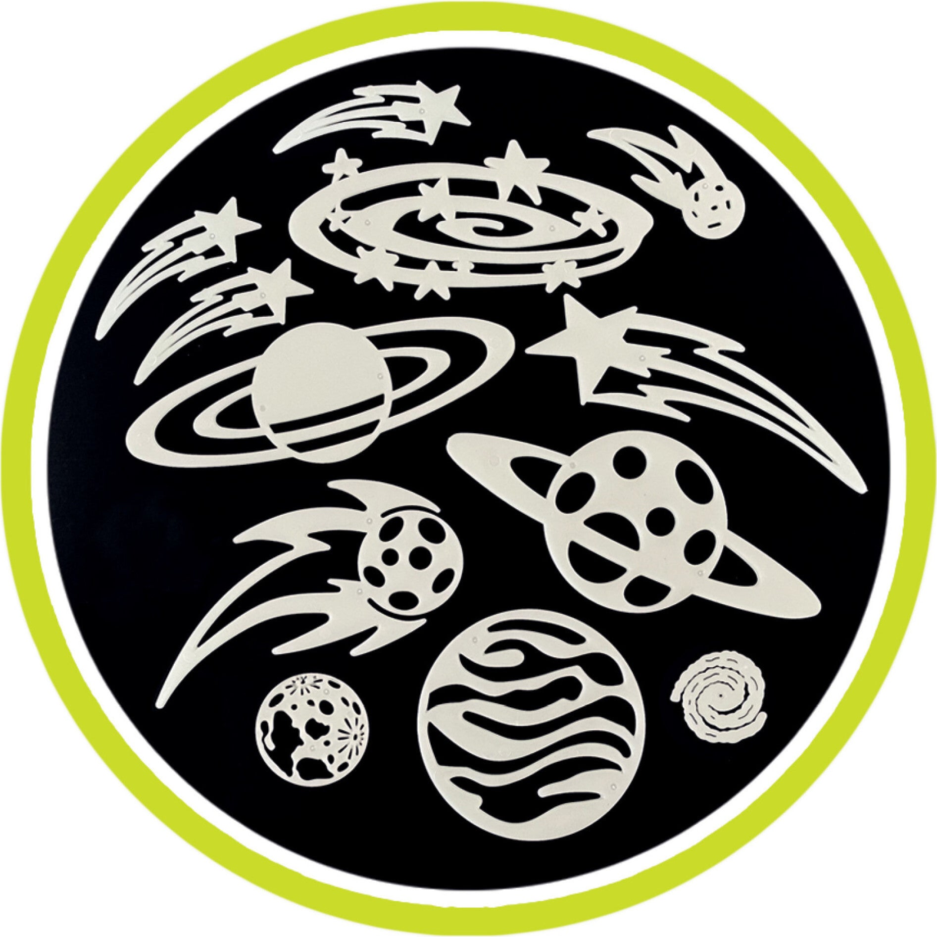 The Original Glowstars: Cosmic Glow Galaxy Self-Adhesive Pads for Décor
