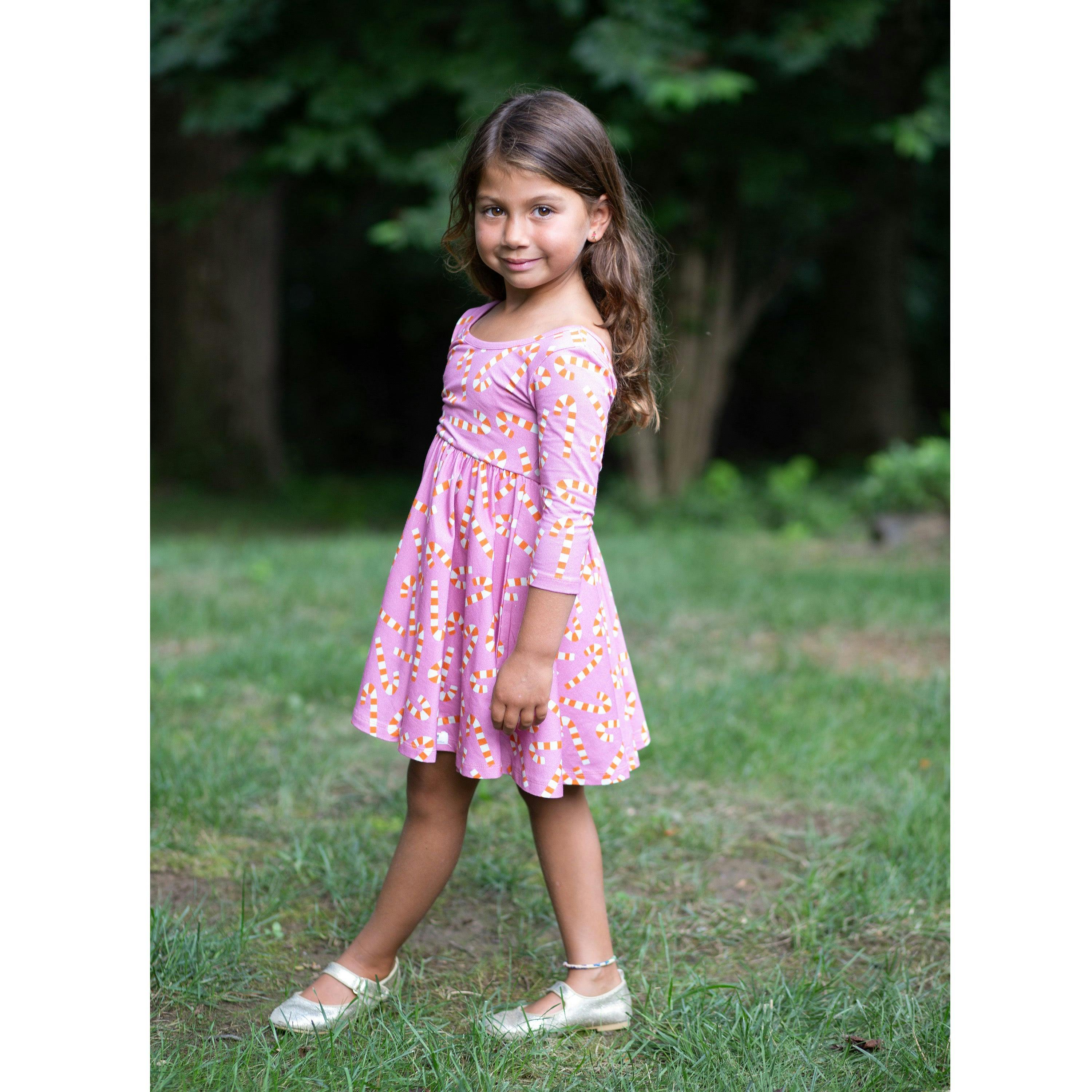 Candy Canes Christmas Twirly Dress