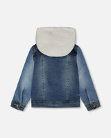 Jacket With Removable French Terry Hood