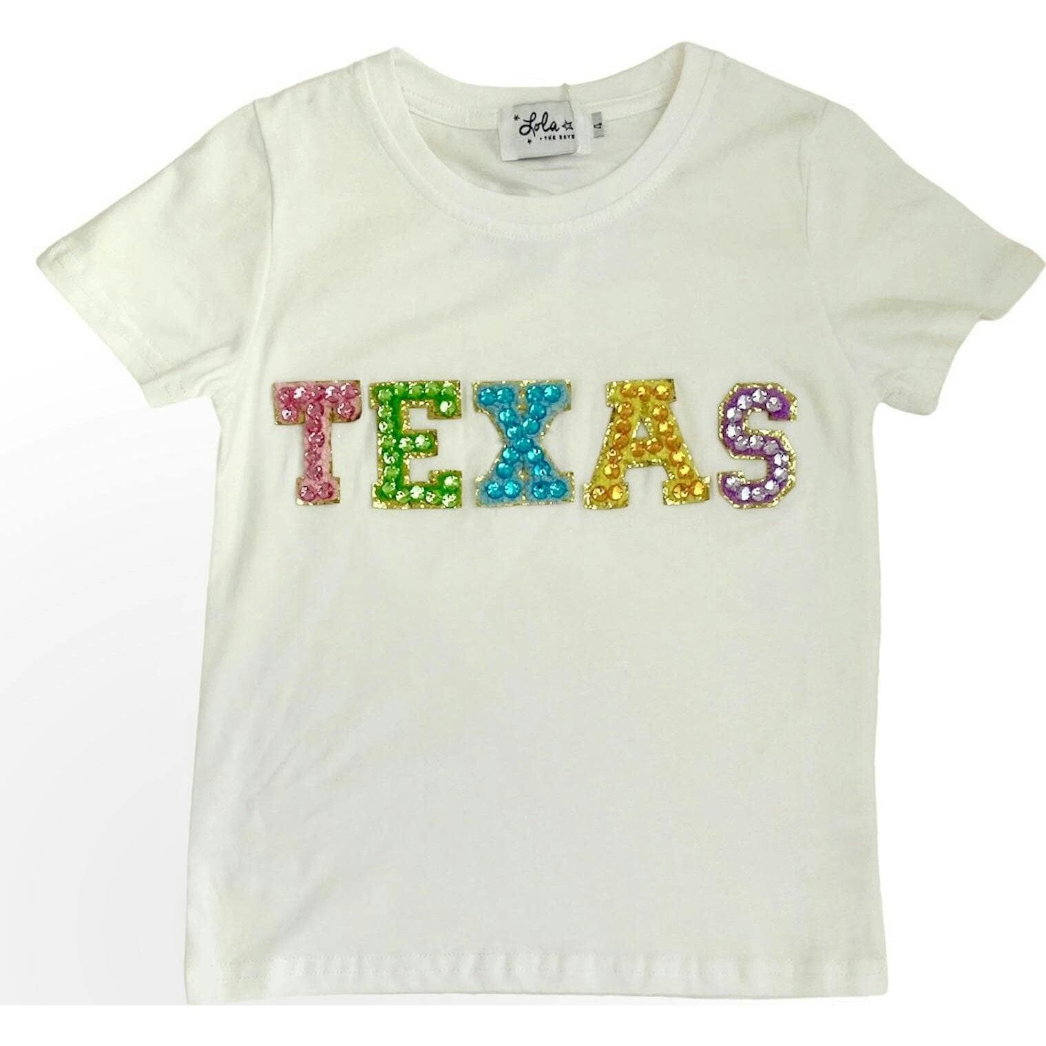Crystal Texas Crew Neck T-Shirt