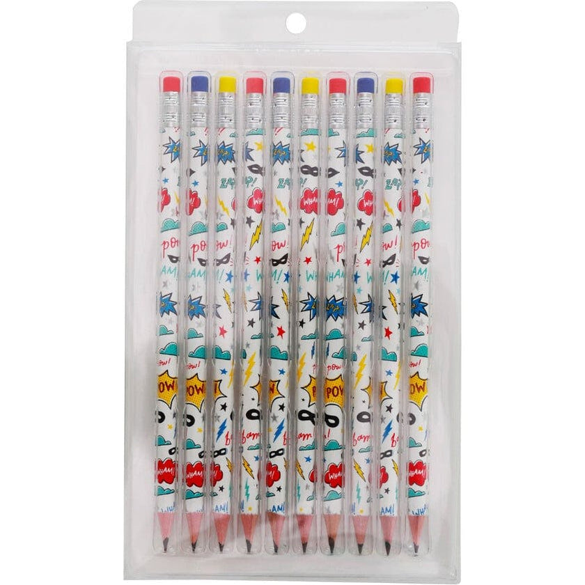 Superhero Pencil Set