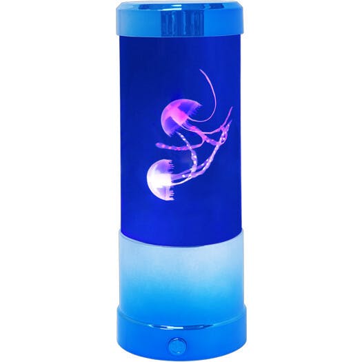 Mini Jellyfish Mood Lamp- Blue Metallic