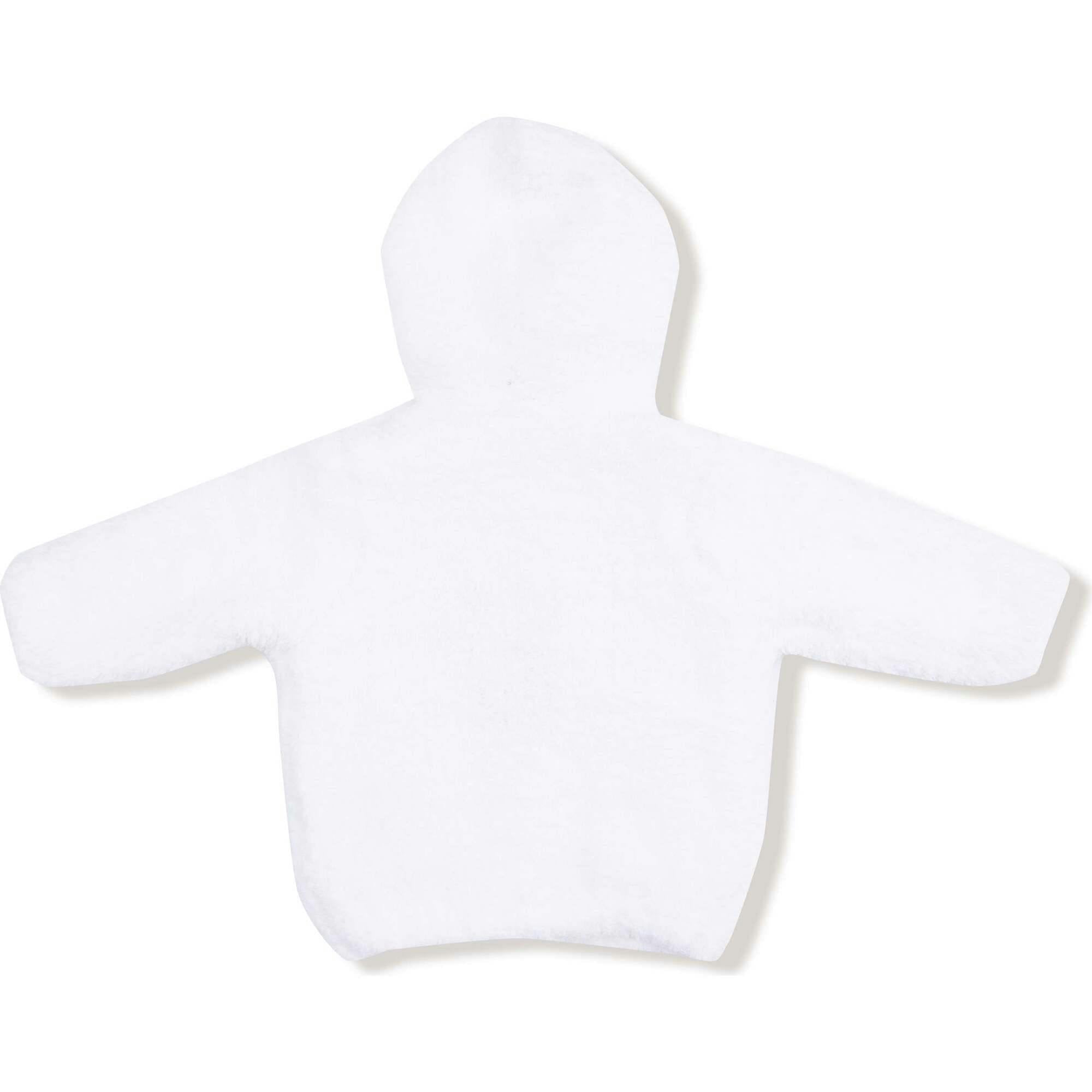 Chenille - White Hooded Jacket