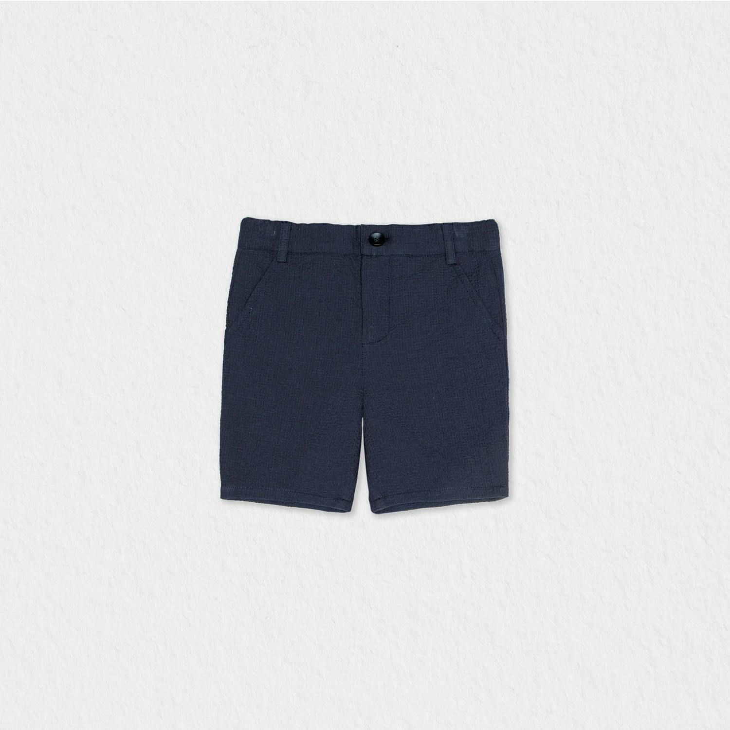 Bob Baby Shorts, Navy Blue Shrink