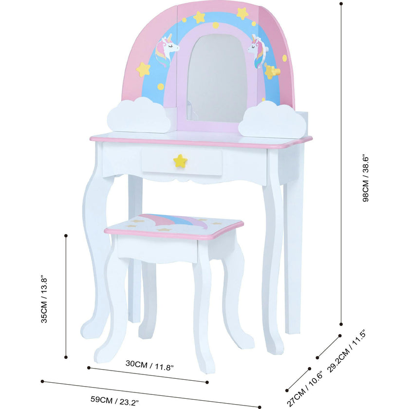 Little Dreamer Rainbow Medium Vanity
